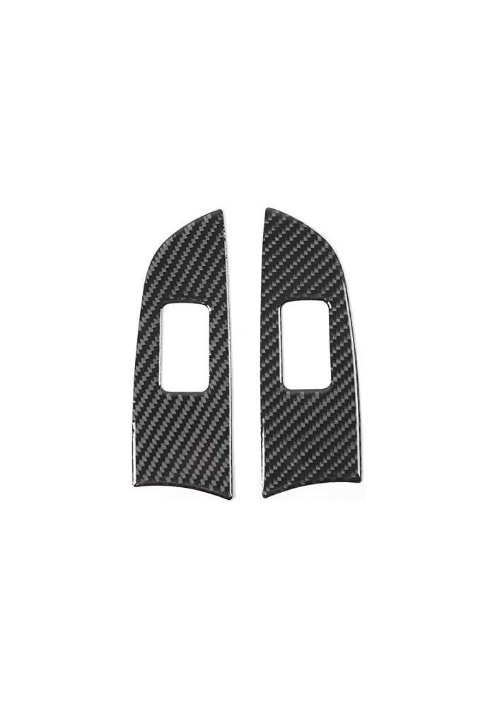 Wivplex 4pcs Carbon Fiber Window Lift Control Frame Panel for Lexus - Image 3