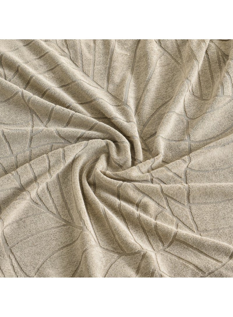 GoldenLike  أغطية أريكة قابلة للتمدد، غطاء أريكة لمقعدين، واقي أثاث (145-185 سم)، أغطية أثاث بمقعدين مع قاعدة مرنة، غطاء أريكة ناعم غير قابل للانزلاق من الجاكار للأطفال والحيوانات الأليفة، كاكي - Image 3