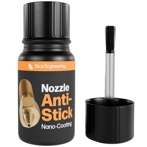 Slice Engineering Plastic Repellent Paint Repels Plastic & Prevents Buildup on the Nozzle | Get Enhanced Print Quality | Hassle-Free Application | Water-Based PTFE Nanosuspension (3 mL - 1 Pack) - Image 1