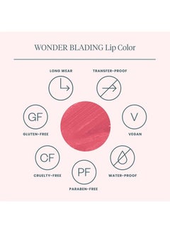 Wonderskin Wonder Blading All-Day Lip Stain (Romance Masque) 4 ml  - Image 2
