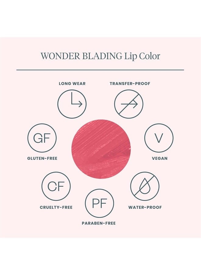 Wonderskin - Wonder Blading All-Day Lip Stain (Romance Masque) 4 ml - Image 1