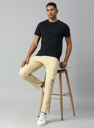 Men's Light Khaki Tapered Fit Cargo Trousers - Durable Cotton Fabric - pzsku/ZE703501E6C45FDFC6D5DZ/45/_/1733140716/8fbfb0d3-c85b-4ef3-a166-c3fed8c7c8d6