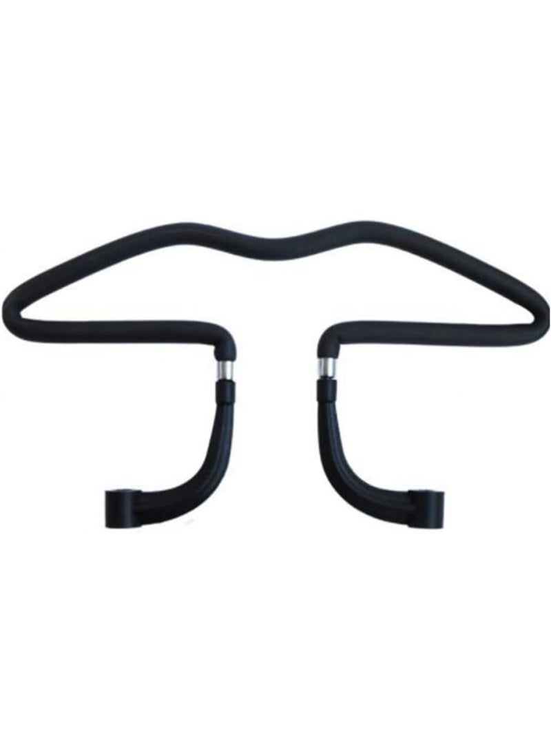 Car Hanger for Headrest, Jacket Holder, Non-Slip, Steel, Travel Hanger, Metal Head Rest Coat Hanger Jackets Clothes Seat Travel Storage Car Accessory (Black) - Image 2