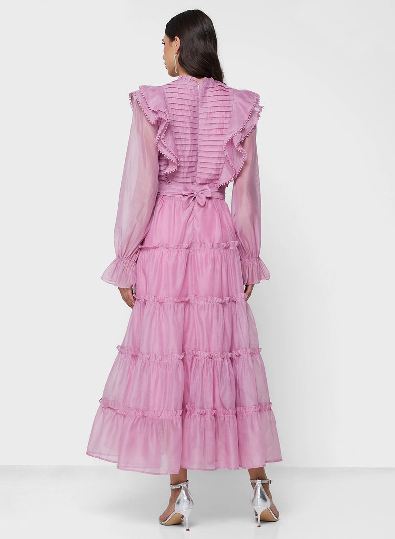 خزانة فستان طبقات بكشكشة أطفال - Image 2