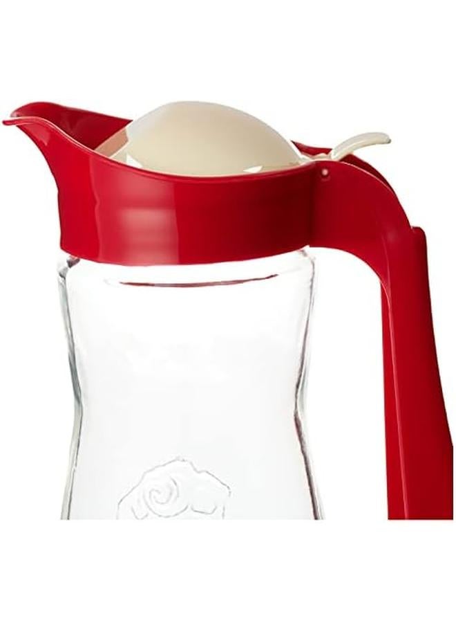 هوم كونسيبت إبريق ماء للشرب مزين 1500 مل أحمر S 123 3 - Image 2