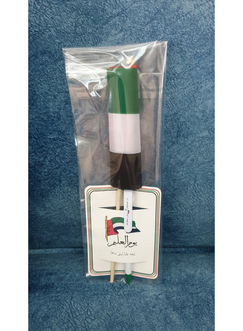الزعابية قلم بطرف أخضر وعلم الإمارات - Image 5