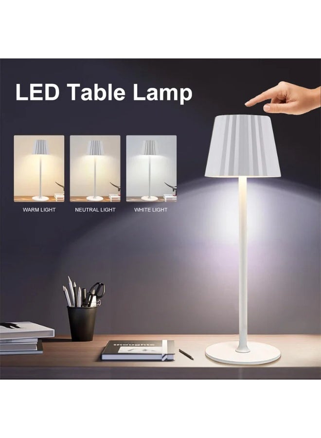 مصباح طاولة بجانب السرير، مصباح غرفة نوم LED مزود بكابل مفتاح USB، مصباح مكتب بجانب السرير - Image 2