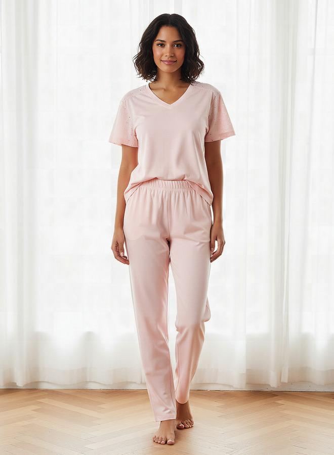 Splash FAV Pyjama Set T-shirt & Cotton Pants - Image 1