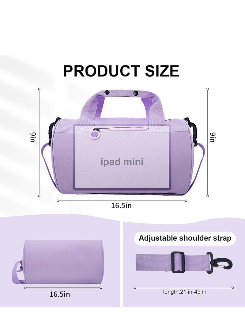 أوزيغالور حقيبة رياضية نسائية مقاومة للماء مع حجرة مبللة وحزام قابل للتعديل، مثالية للرياضة والسفر - Image 5