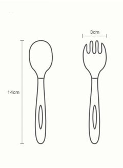 joybuy 2 Pieces Baby Silicone Training Spoons for Babies and Toddlers First Stage Infant Durable Weaning Feeding Utensils  - Image 2