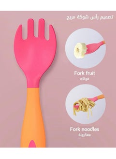 joybuy 2 Pieces Baby Silicone Training Spoons for Babies and Toddlers First Stage Infant Durable Weaning Feeding Utensils  - Image 5