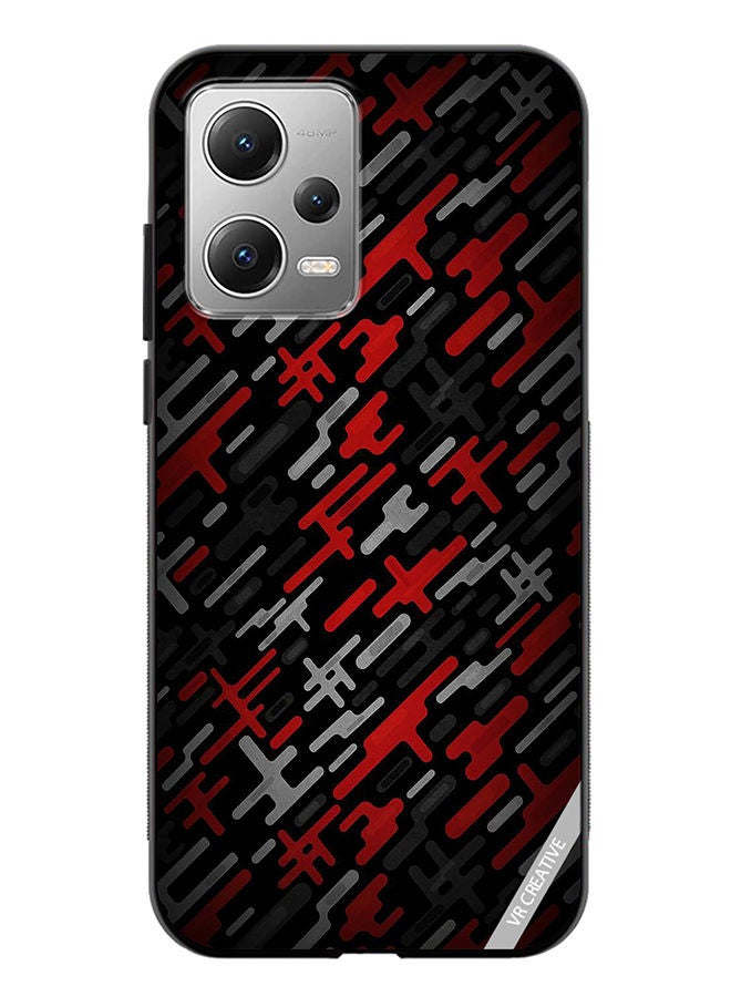 VR CREATIVE Protective Case Cover For Xiaomi Redmi Note 12 Abstract Design Multicolour - Image 1