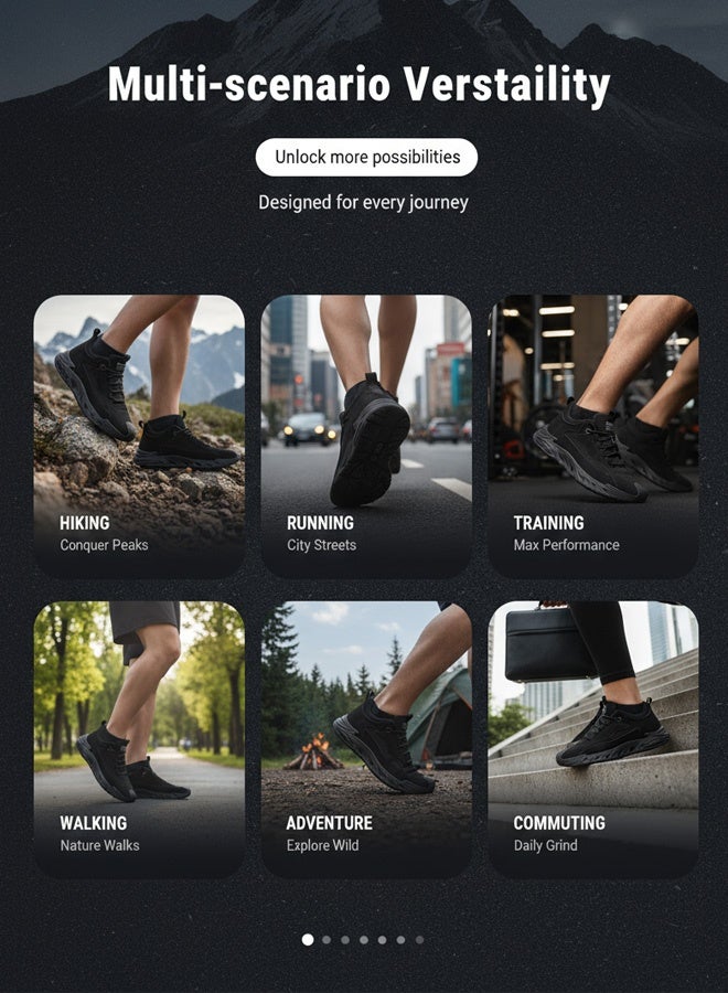 Men's Vintage Style Outdoor Sports Shoes with Soft 4cm Sole - Image 5