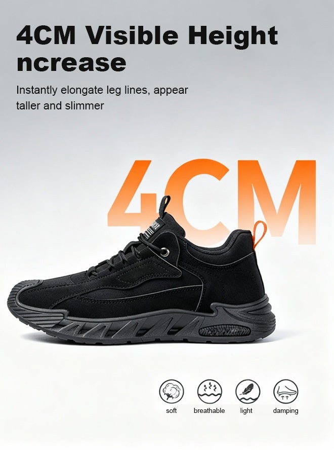 Men's Vintage Style Outdoor Sports Shoes with Soft 4cm Sole - Image 3