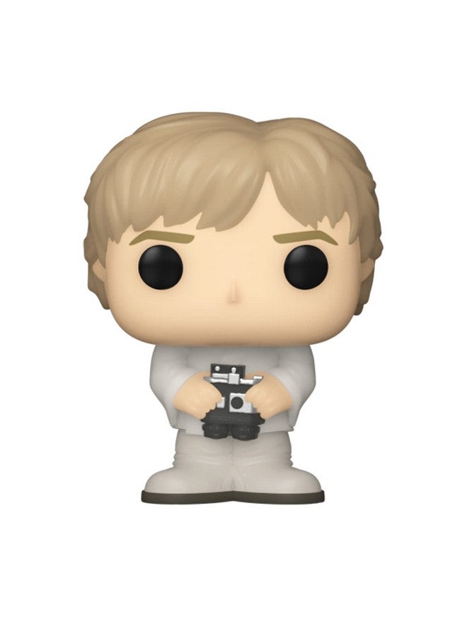 Funko Bitty POP! Star Wars - Luke, 4-Pack - Luke Skywalker, OBI-Wan Kenobi, Jawa and A Surprise Mystery Mini Figure - 0.9 Inch (2.2 Cm) Collectable - Stackable Display Shelf Included - Gift Idea - Image 4
