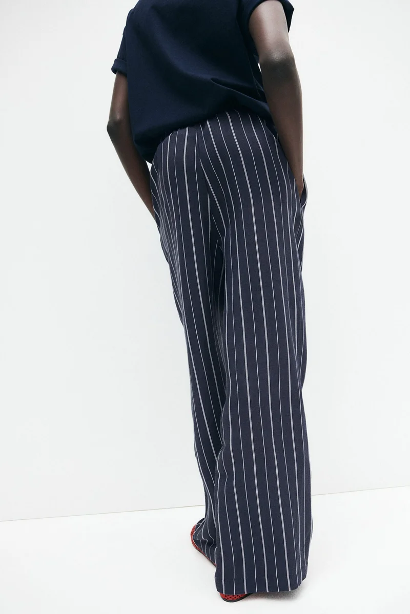 اتش اند ام Linen-blend trousers