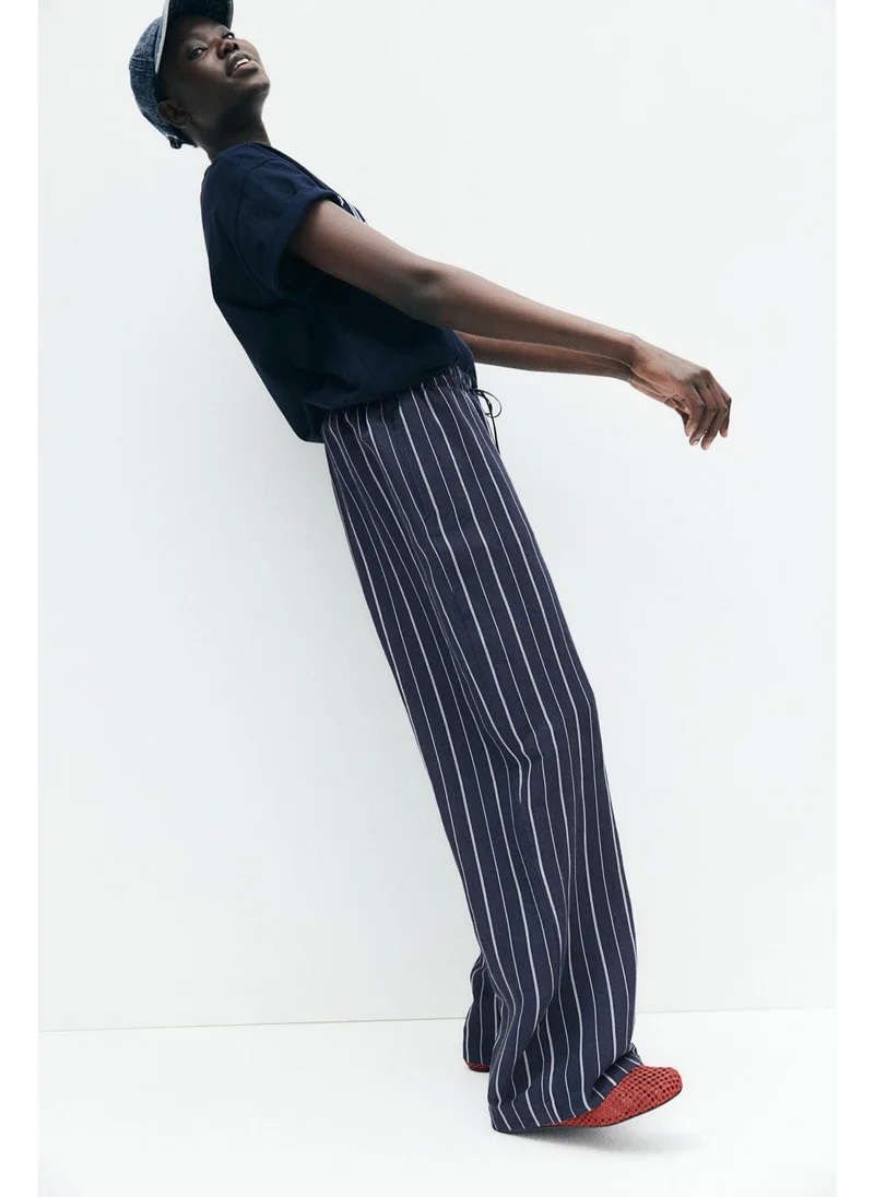 اتش اند ام Linen-blend trousers
