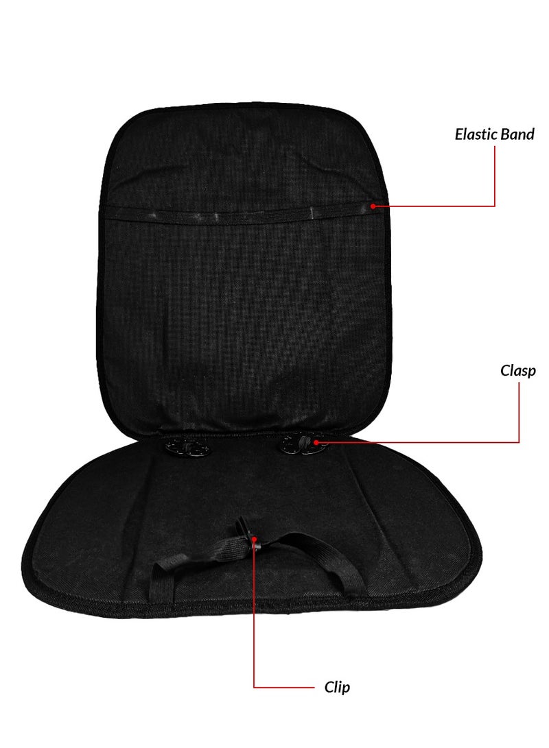 3XR Car Seat Cushion - Comfort and Support for Everyday Driving Pain Relief, Breathable Fabric, Universal Fit, Non-Slip Design, Durable & Lightweight - Image 4