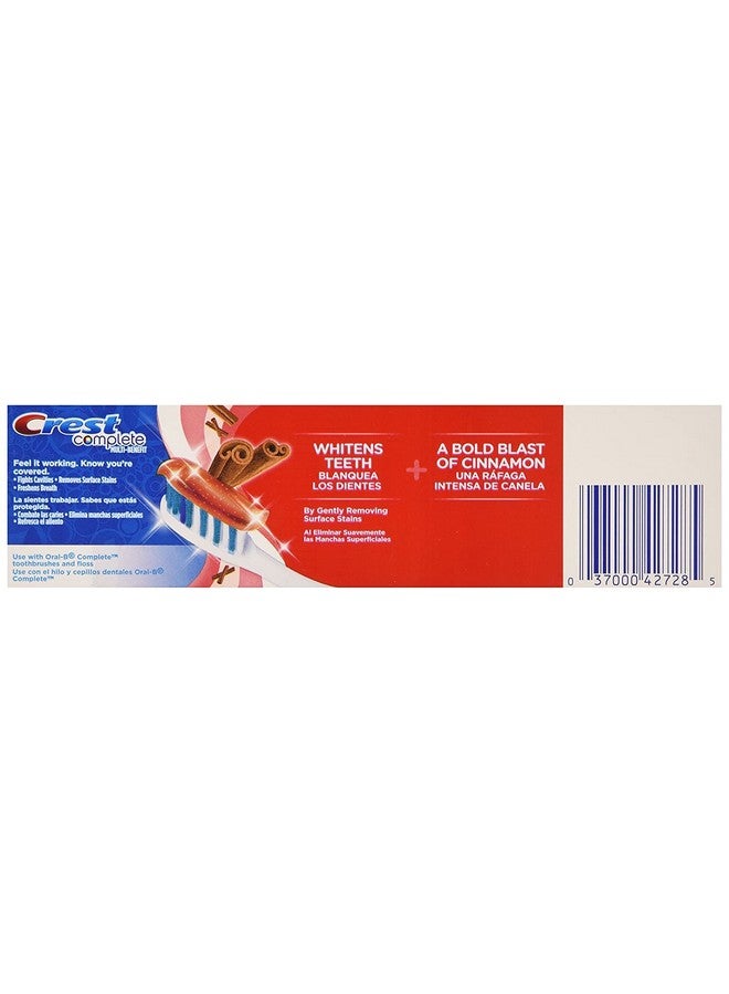 كرست معجون أسنان كريست بنكهة القرفة، 6 أونصة، عبوة من قطعتين - Image 2