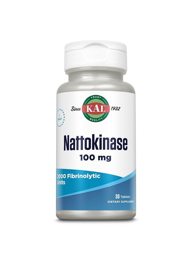 Kal 100 Mg Nattokinase Tablets, 30 Count - Image 1