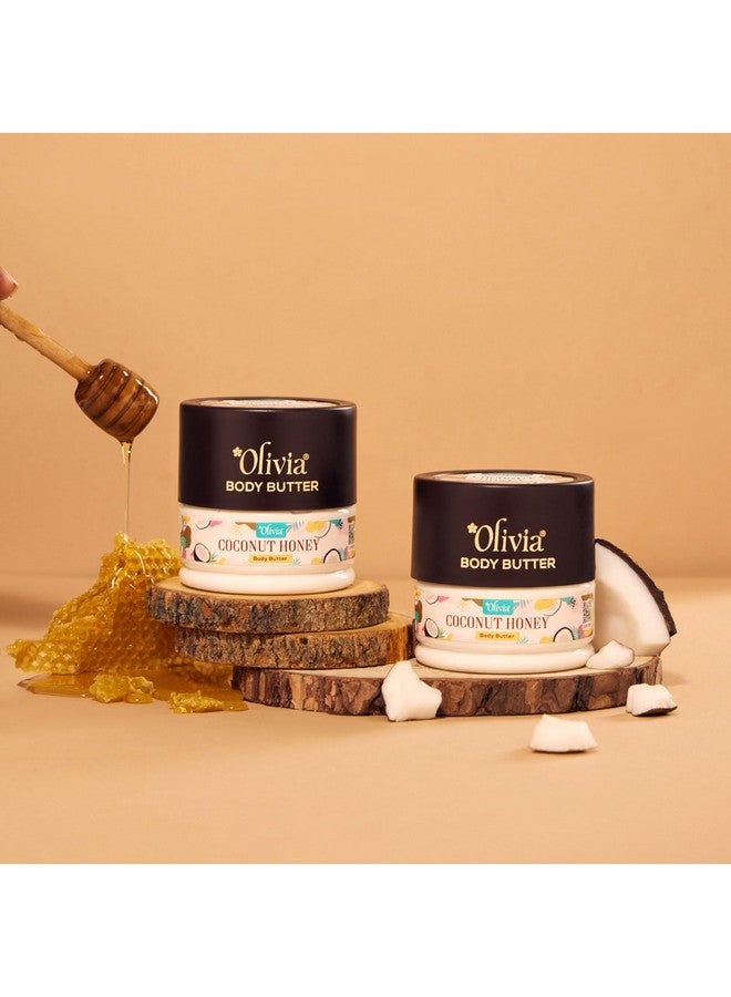 Olivia Coconut Honey Body Butter, 200g | Intense Moisture with Coconut Oil & Honey | Restores Glow, Improves Elasticity, Softens Skin | Fast-Absorbing Formula for All Skin Types - Image 5