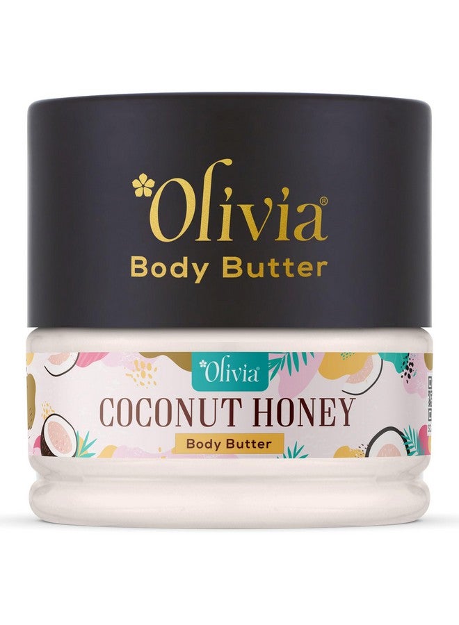 Olivia Coconut Honey Body Butter, 200g | Intense Moisture with Coconut Oil & Honey | Restores Glow, Improves Elasticity, Softens Skin | Fast-Absorbing Formula for All Skin Types - Image 1