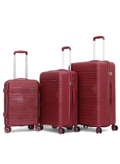 SONADA Sonada luggage 3 PCS Set Hardside Burgundy  - Image 1