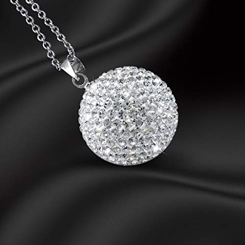 ToBeQueen Car Crystal Ball Car Rear View Mirror Pendant Carm Bling Car Decor Accessories Car Bling Decoration For Women - Image 4
