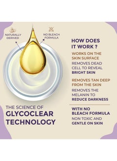 Sanfe Detan Cream Instalite Detan Wipe Off 200 Gm With Glycoclear Technology 1 Tone Brighter In 10 Mintues For Legs Arms Underarms And Back Detan Cream Pack For Tan Removal & Glowing Skin  - Image 4