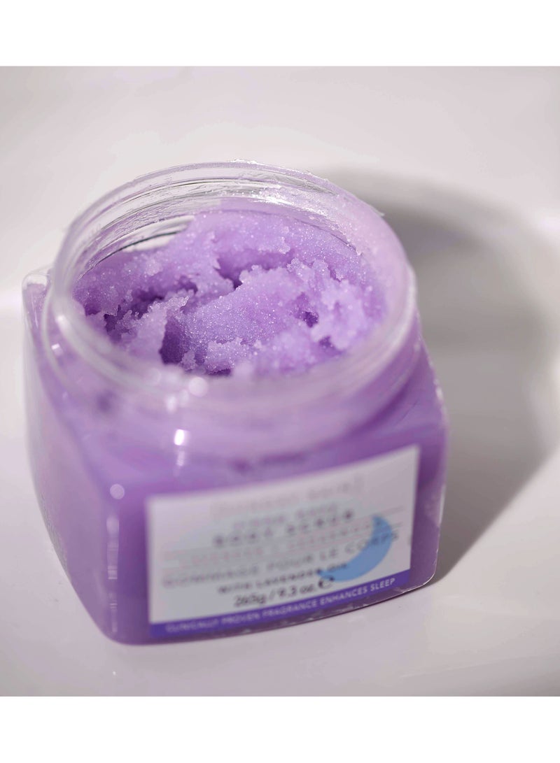 Sunday Rain Sleep Easy Body Scrub – Natural Sugar Exfoliating Scrub with Calming Lavender Oil for Glowing Skin & Relaxation – Vegan, Cruelty-Free, Aromatherapy Skin Care – 265g - Image 2