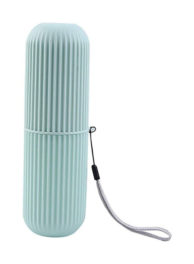 KASTWAVE كوب فرشاة الأسنان القابل للحمل للسفر 3 عبوات، شكل كبسولة، كوب غسيل ومضمضة بلاستيك لتنظيم تخزين فرشاة الأسنان للسفر المنزل التخييم الأعمال المدرسة - Image 4