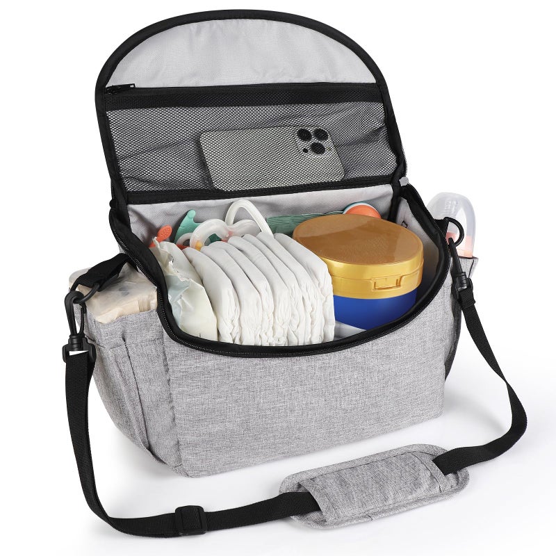 Accmor Universal Stroller Organizer - Large Capacity Stroller Bag with Shoulder Strap - Accessories for Uppababy, Nuna, Doona, Britax - Image 2