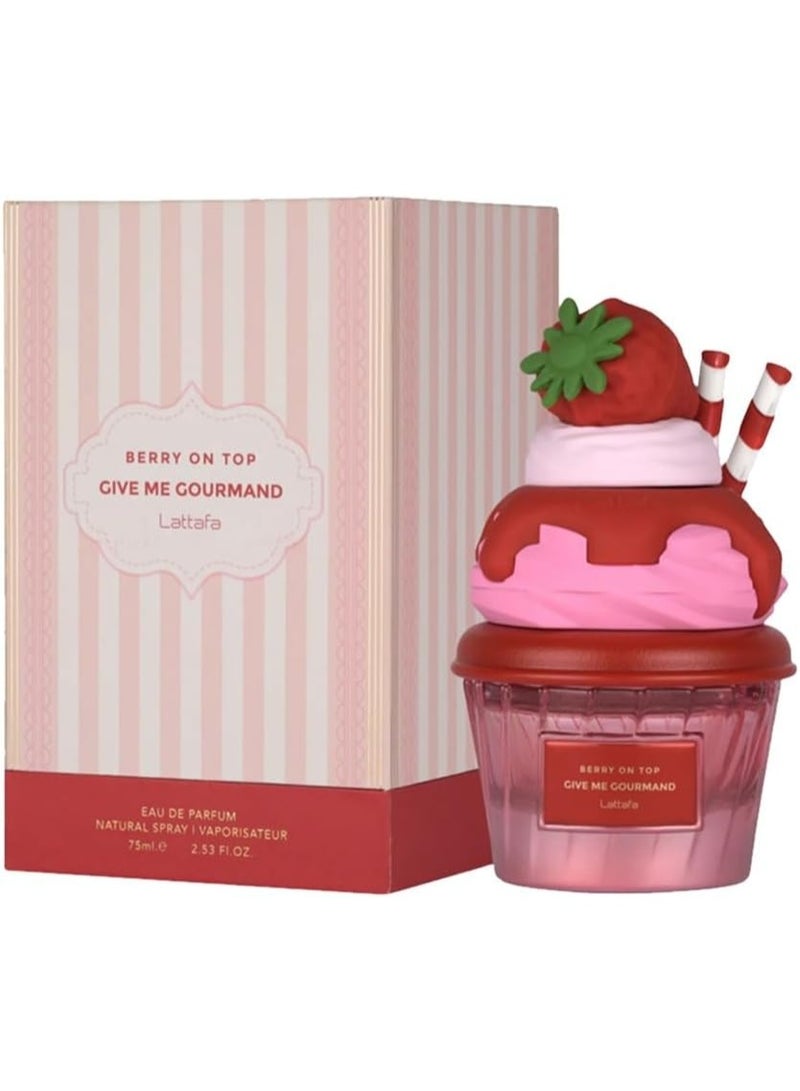 Lattafa Give Me Gourmand - Berry on Top EDP 75ml - Image 2