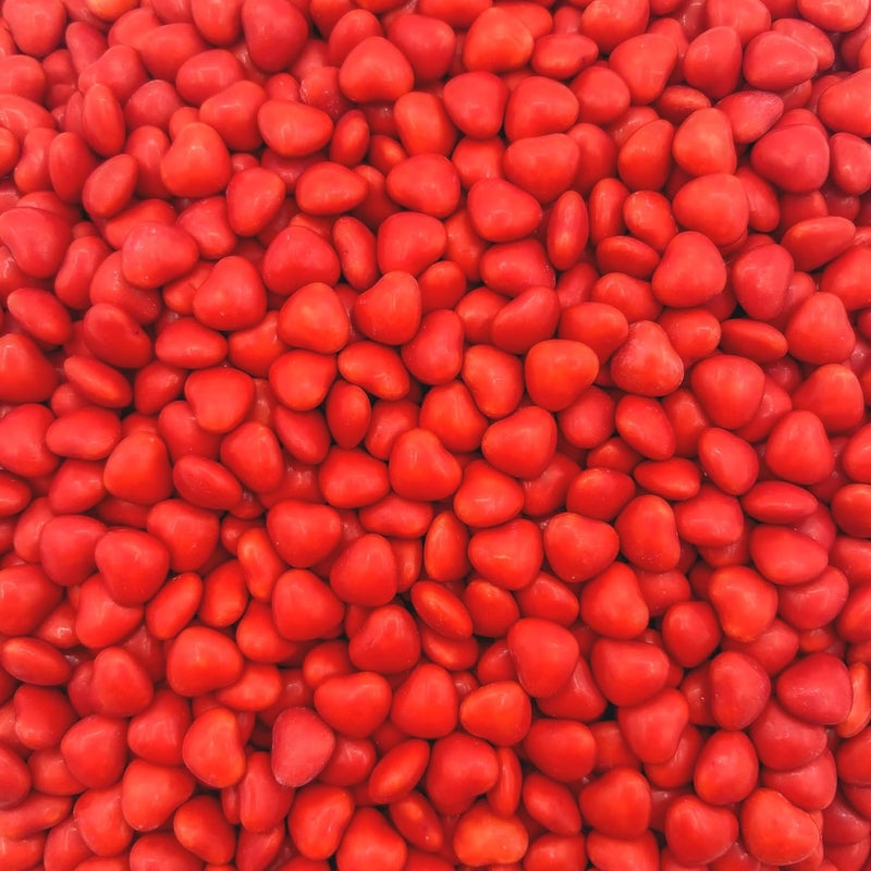 LAETAFOOD Cinnamon Imperial Hearts - 1 Pound Bag of Heart-Shaped Hard Candy - Image 1