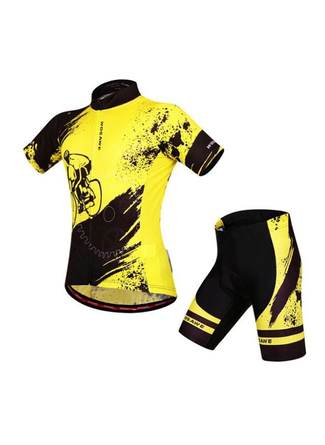 Short Sleeves Cycling Suit Set XL