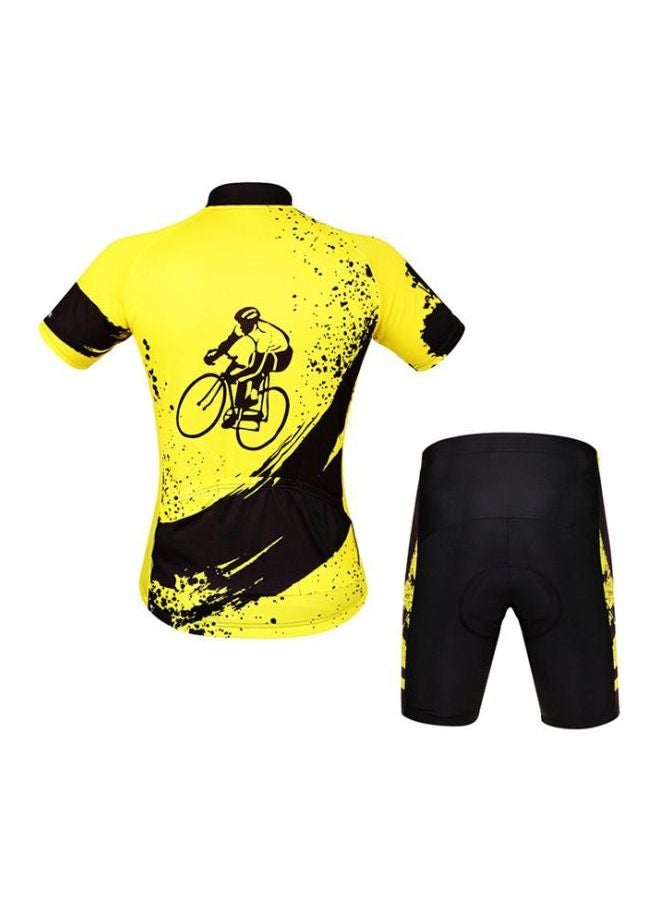 Short Sleeves Cycling Suit Set XL