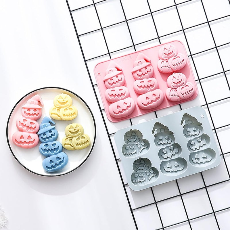 Pumpkin Silicone Mold - 3D Pumpkin Cake and Cupcake Baking Plate | Perfect For Halloween, Thanksgiving, Fall Baking, Muffins, Soap, Candle Making, Fondant, Chocolate, Candy, Pancake, Pie, Cookie, Wax, - Image 1