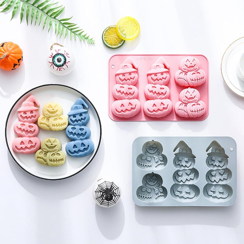 Pumpkin Silicone Mold - 3D Pumpkin Cake and Cupcake Baking Plate | Perfect For Halloween, Thanksgiving, Fall Baking, Muffins, Soap, Candle Making, Fondant, Chocolate, Candy, Pancake, Pie, Cookie, Wax, - Image 5
