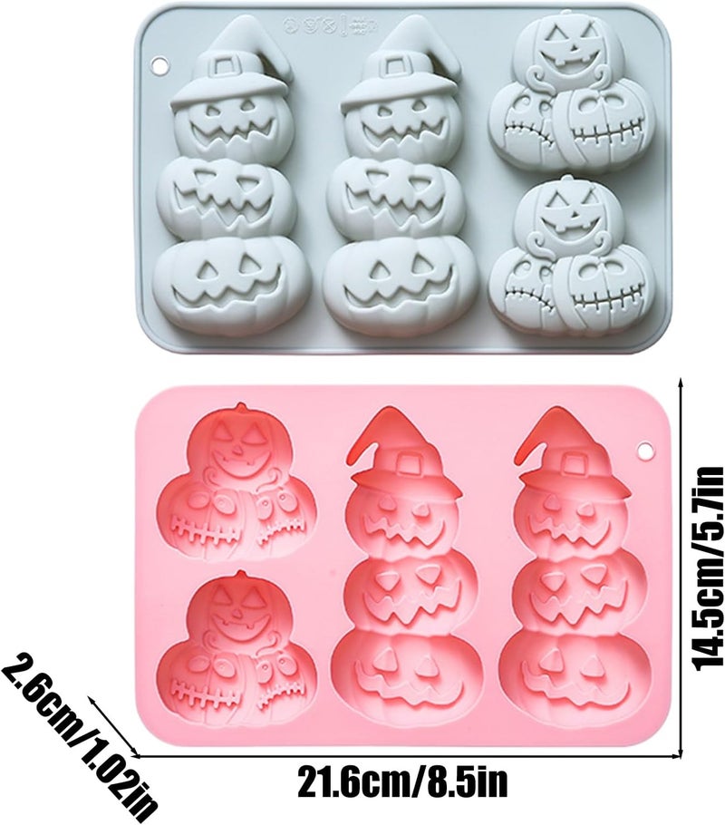 Pumpkin Silicone Mold - 3D Pumpkin Cake and Cupcake Baking Plate | Perfect For Halloween, Thanksgiving, Fall Baking, Muffins, Soap, Candle Making, Fondant, Chocolate, Candy, Pancake, Pie, Cookie, Wax, - Image 4