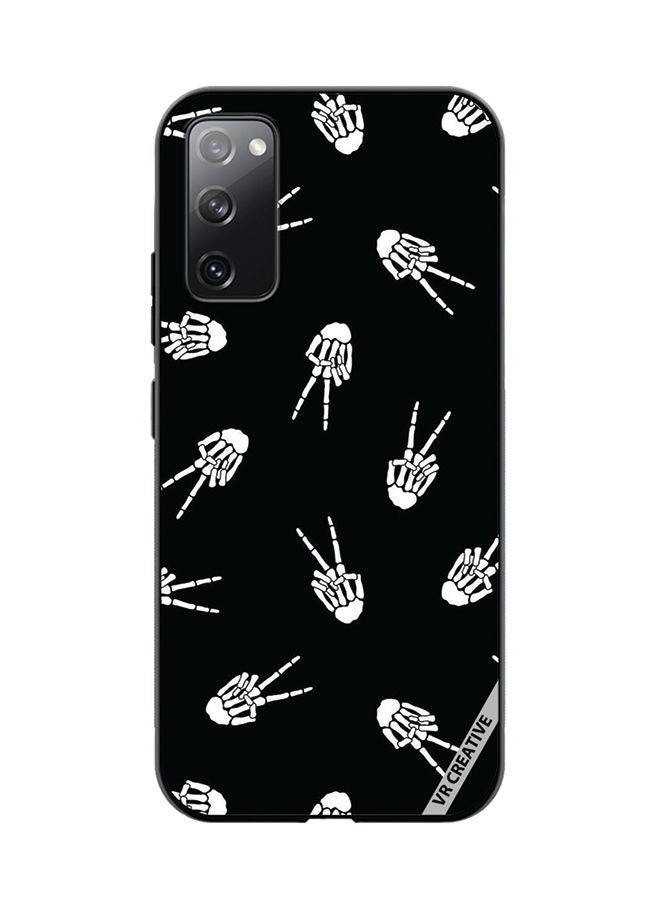 VR CREATIVE غطاء حماية لهاتف سامسونج جالاكسي S20 FE 5G بتصميم هالوين متعدد الألوان - Image 1