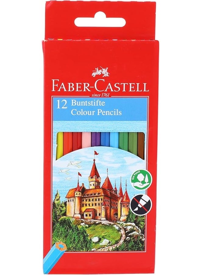 FABER-CASTELL Long Colored Pencils Pack Of 12 - Image 1