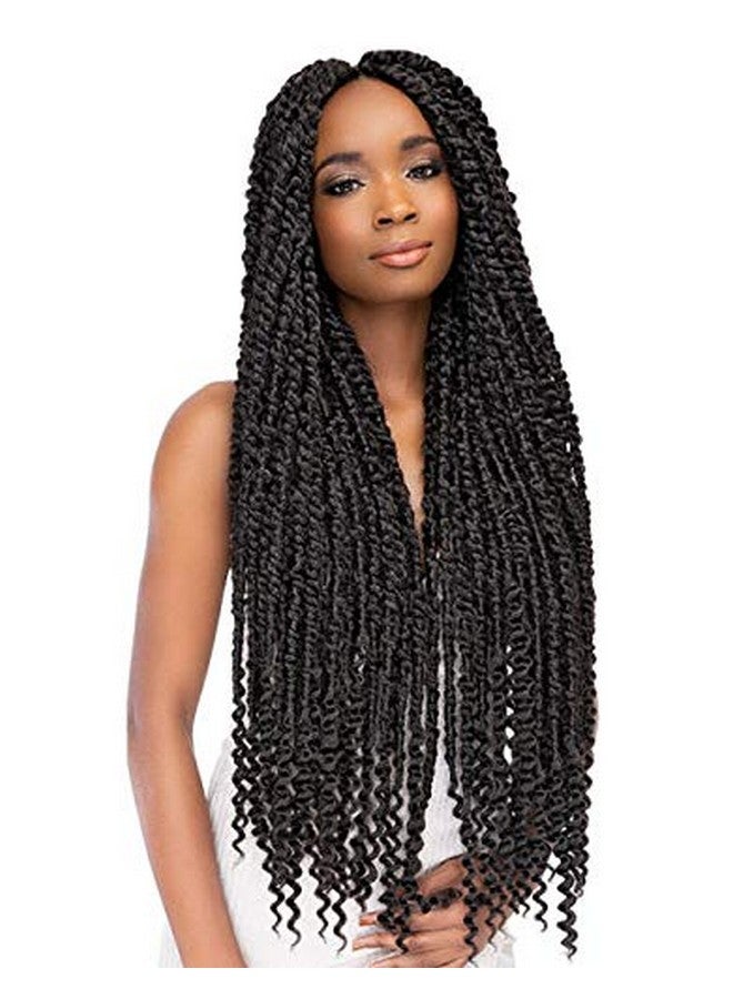 Janet Collection Nala Tress Passion Twist Crochet Braid 24 Pack Of 6 (1B) - Image 4