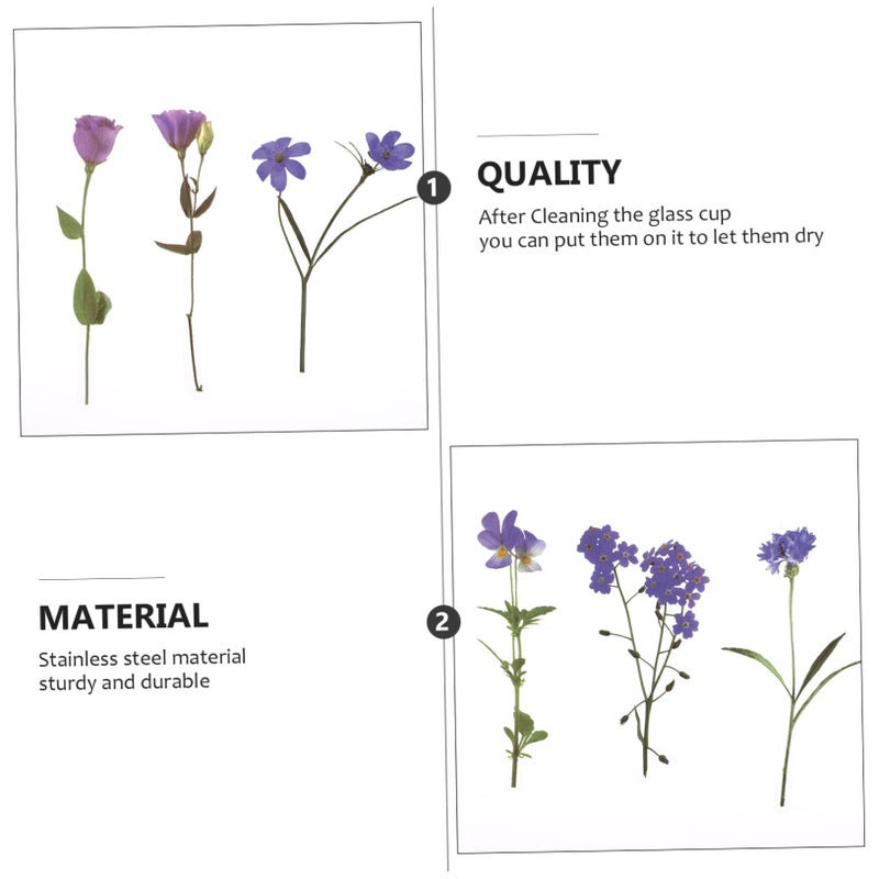 80 Assorted Floral Stickers For Crafts Journals Scrapbooking Planners Easy Peel - Image 4