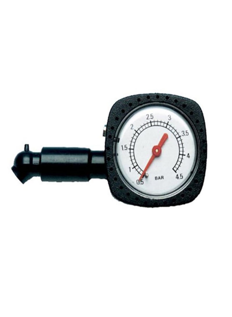 ACE X Cessories Dial Type Tyre Gauge Black