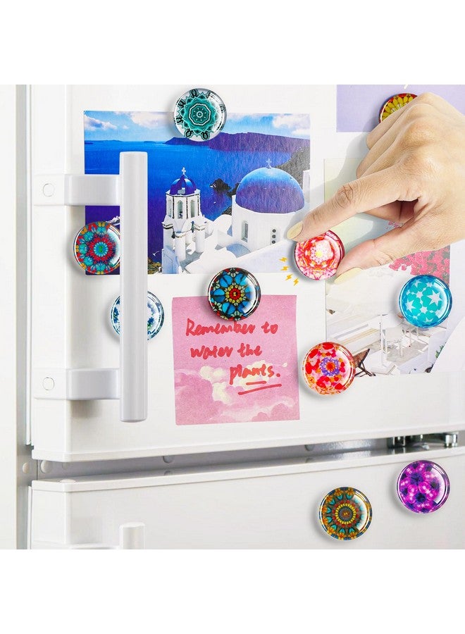 FINDMAG FINDMAG 12 Pcs Glass Fridge Magnets, Cute Fridge Magnet Sticker, Strong Refrigerator Magnets Heavy Duty, Small Magnets for Whiteboard, Classroom, Kitchen, Office, Home and Cabinet  - Image 5