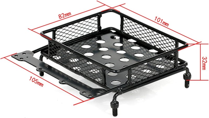 Yurefax Racing Metal Roof Rack for RC Crawler Cars - Image 2