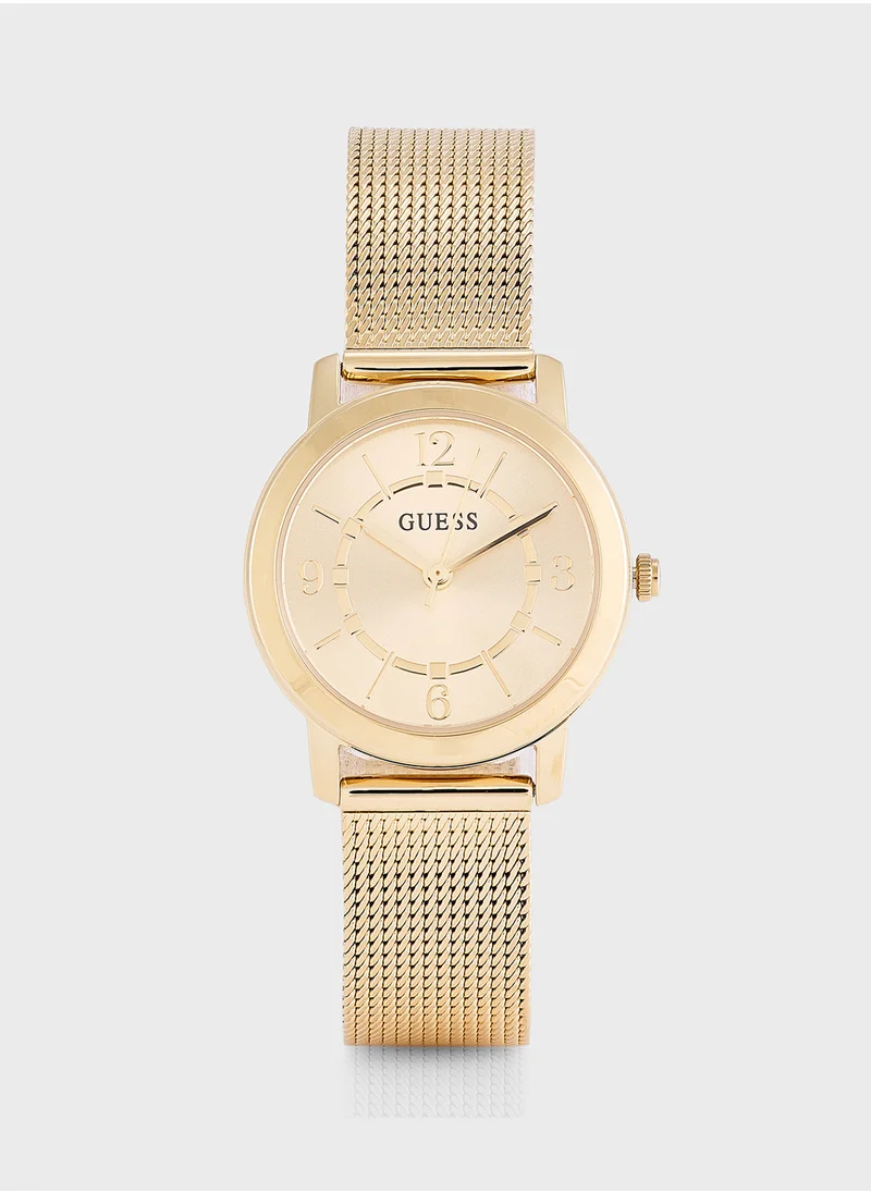جس Melody Mesh Strap Analog Watch