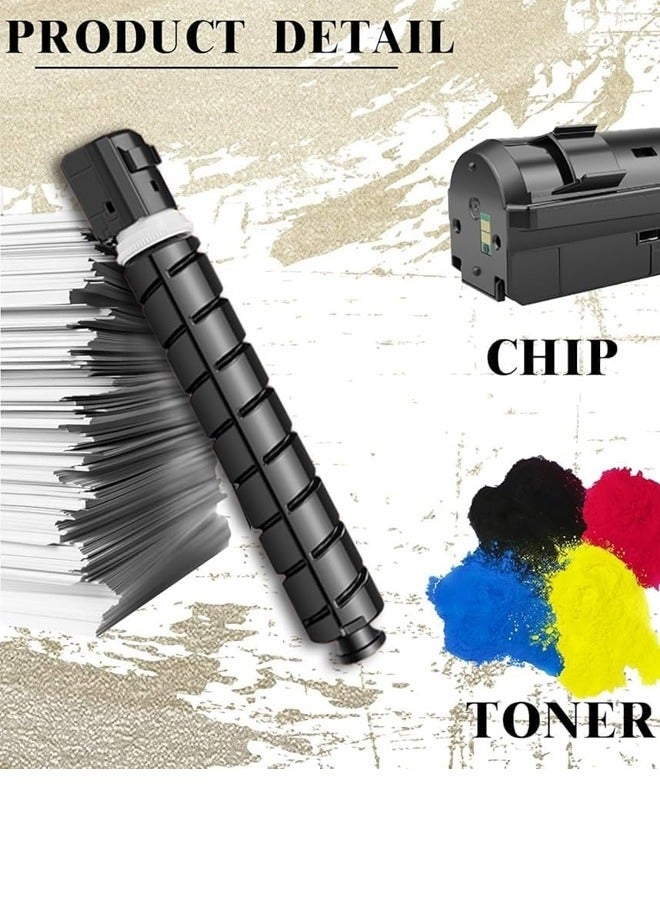 Office Maker Office Maker C EXV 54 Cyan with Chip Toner Cartridge Is Compatible with Canon Imagerunner - IR Adv C3025 C3125 C3226 (C-EXV-54 Cyan) - Image 4