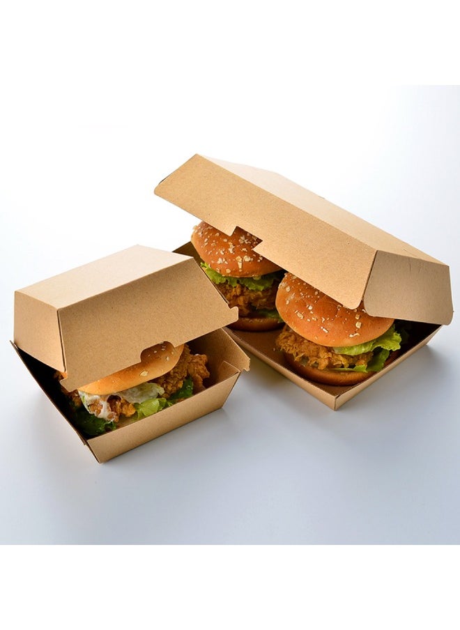 SNH Packing - Endura Snack Box Large Size Disposable Take Out Container Kraft Brown comes in 12 Pieces - Image 1