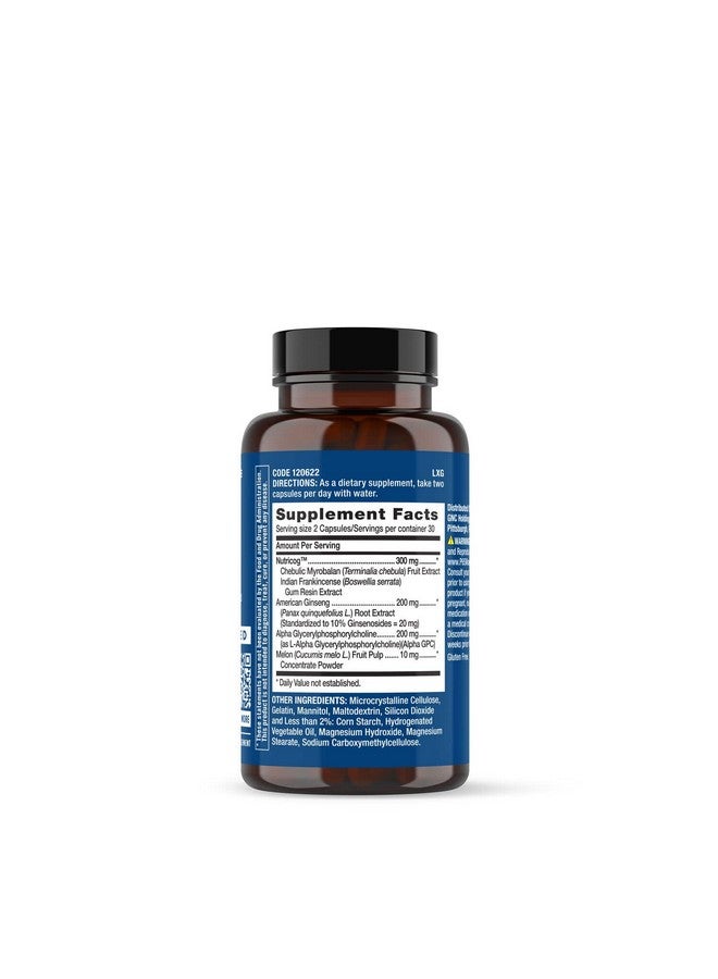GNC Preventive Nutrition Focus And Memory 60 Capsules - Image 3